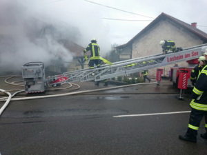Wohnhausbrand in Wadern-Steinberg - Blaulichtreport-Saarland