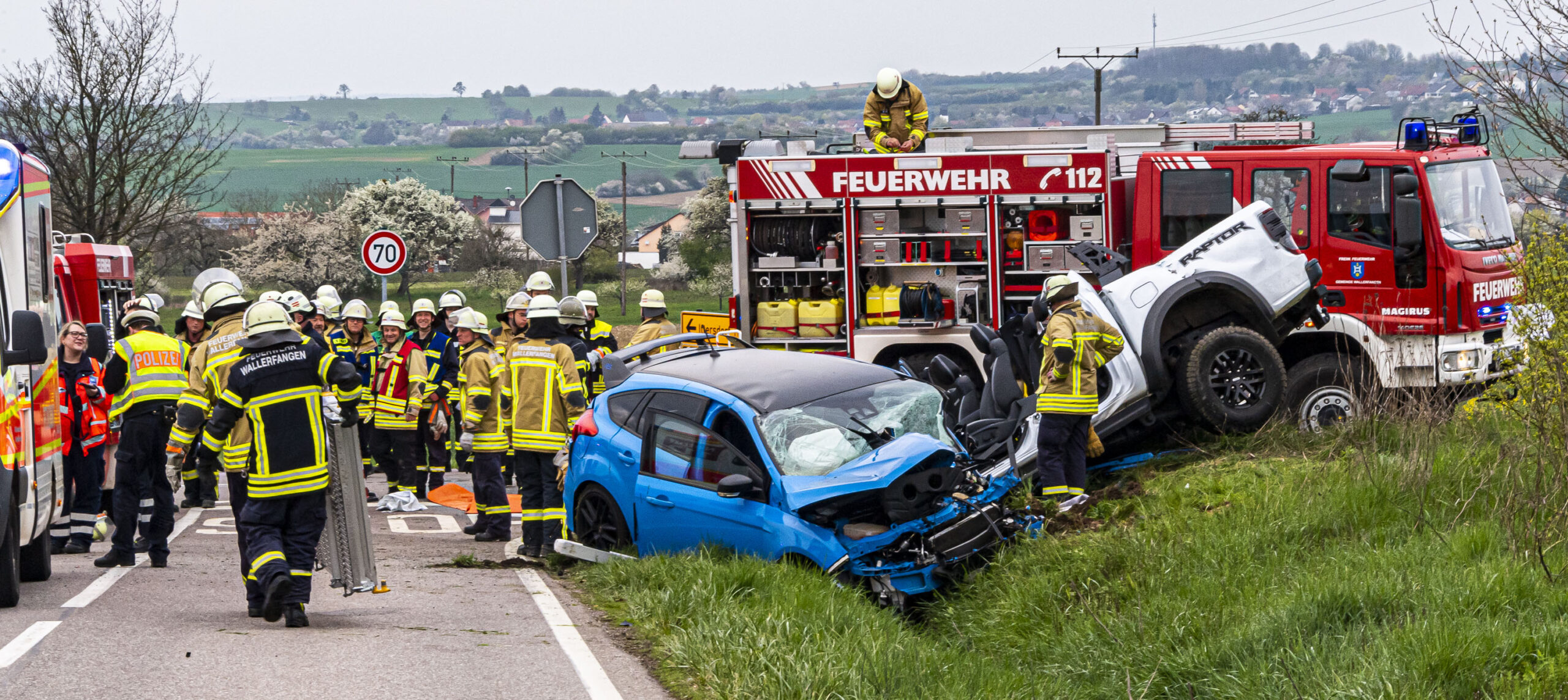 Drei Schwerverletzte Bei Schwerem Verkehrsunfall Nahe Ittersdorf ...