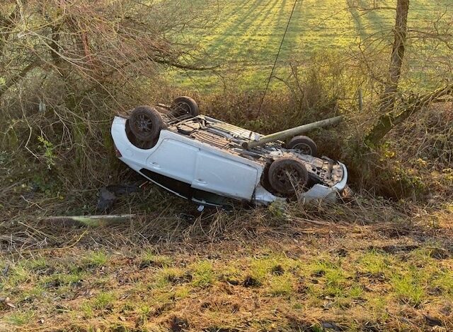 Heftiger Unfall Hinter Der Ramstein Airbase: Auto überschlägt Sich ...