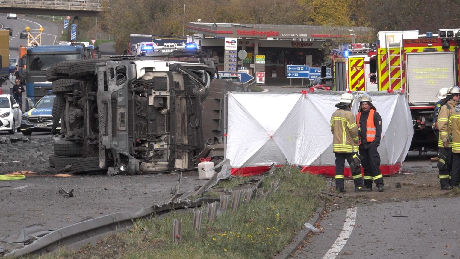 Unfall A620 Heutenull