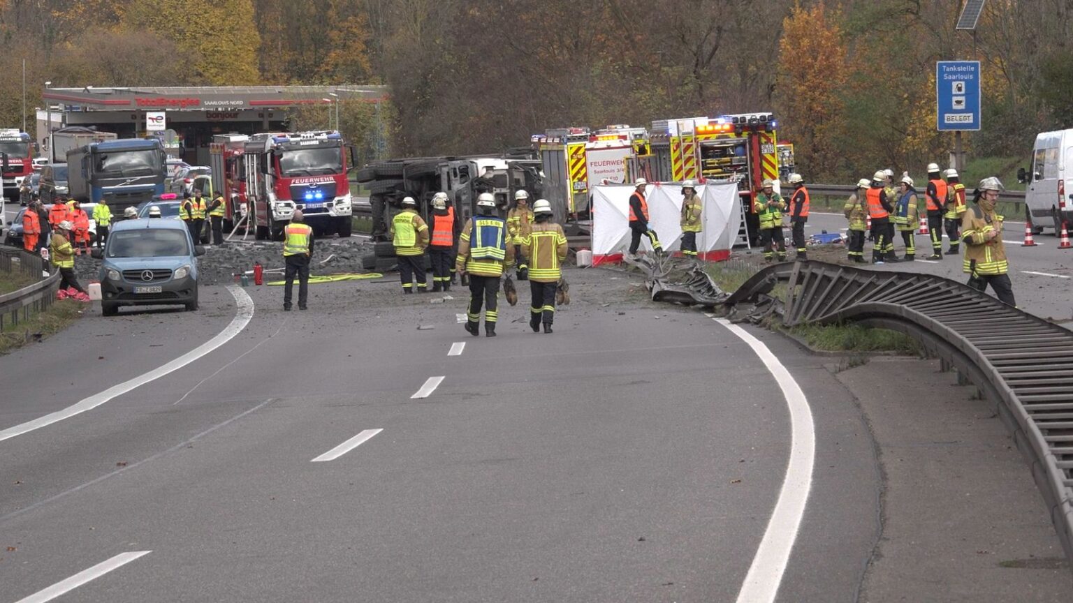 Unfall A620 Heutenull